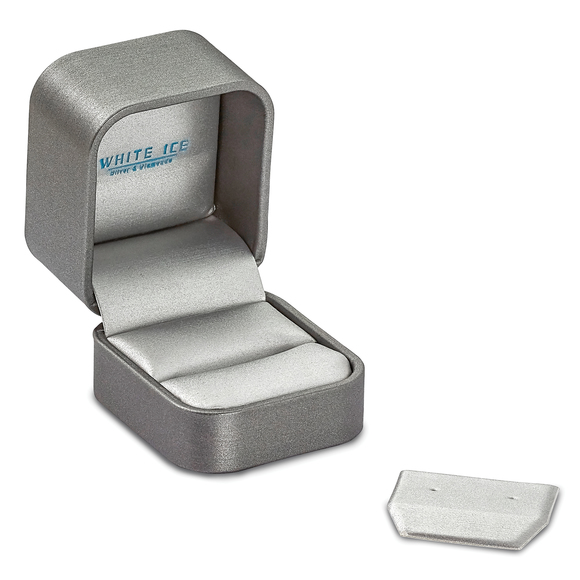 925 Sterling Silver Rhodium-plated Diamond Ring - Picture 9 of 9